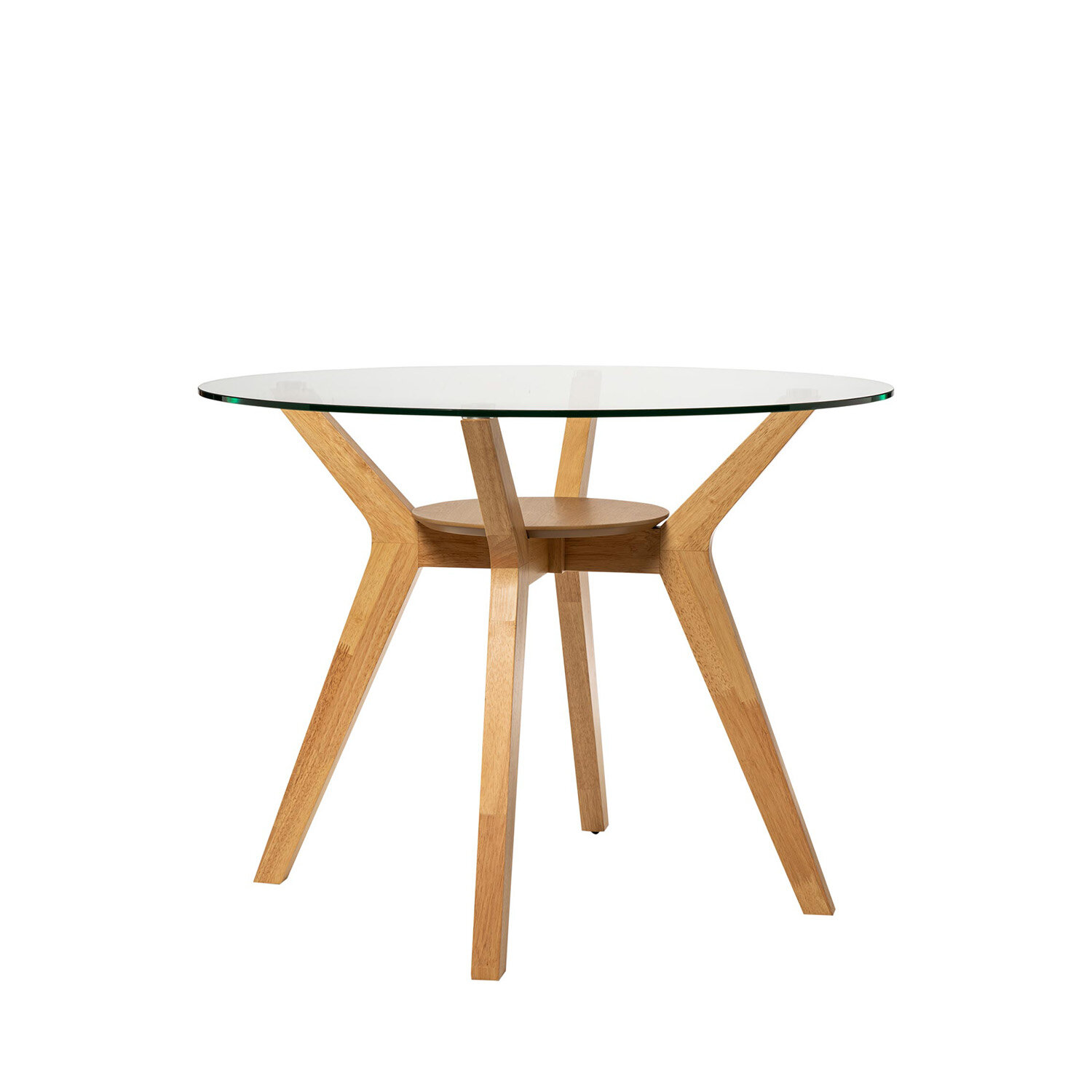 Mesa fija SABRINE 100 cristal/roble - Image 2