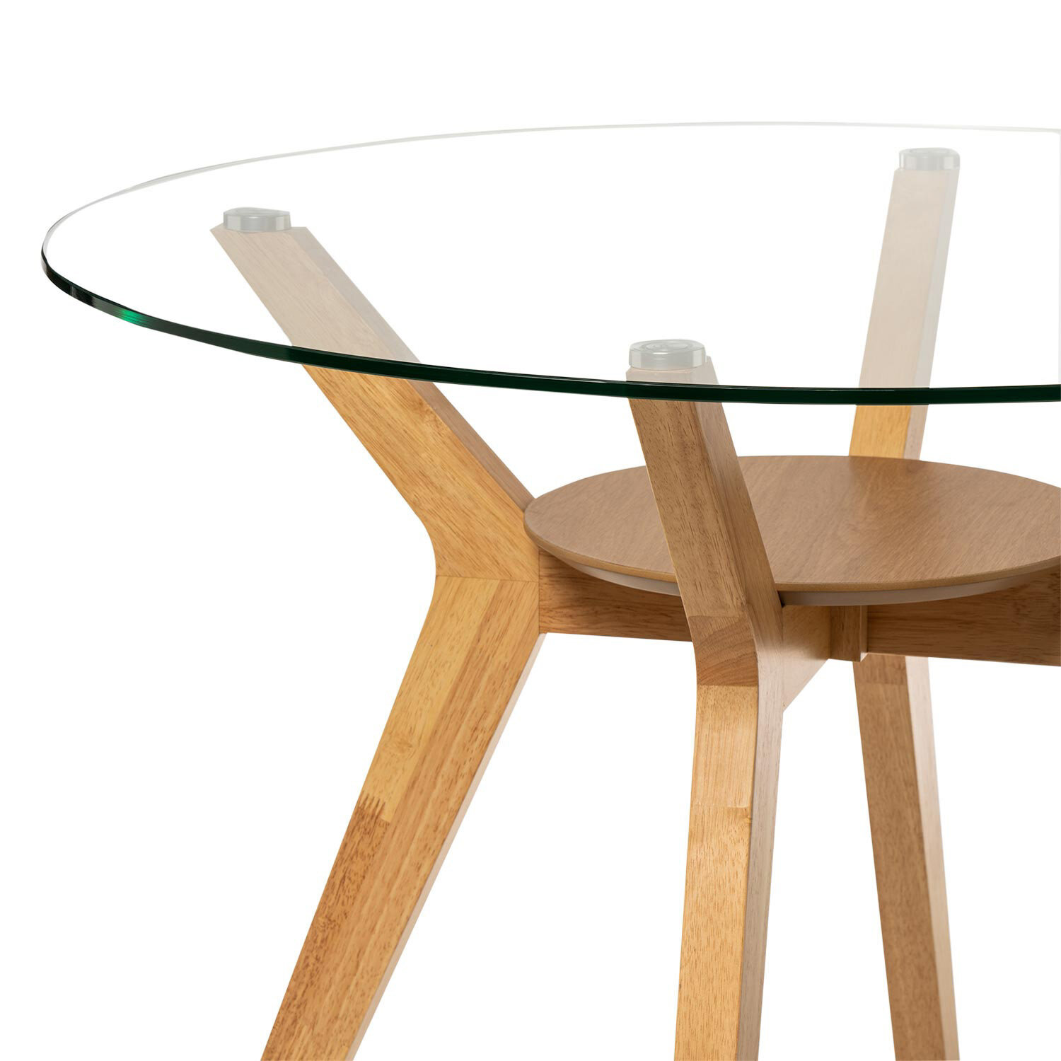 Mesa fija SABRINE 100 cristal/roble - Image 3