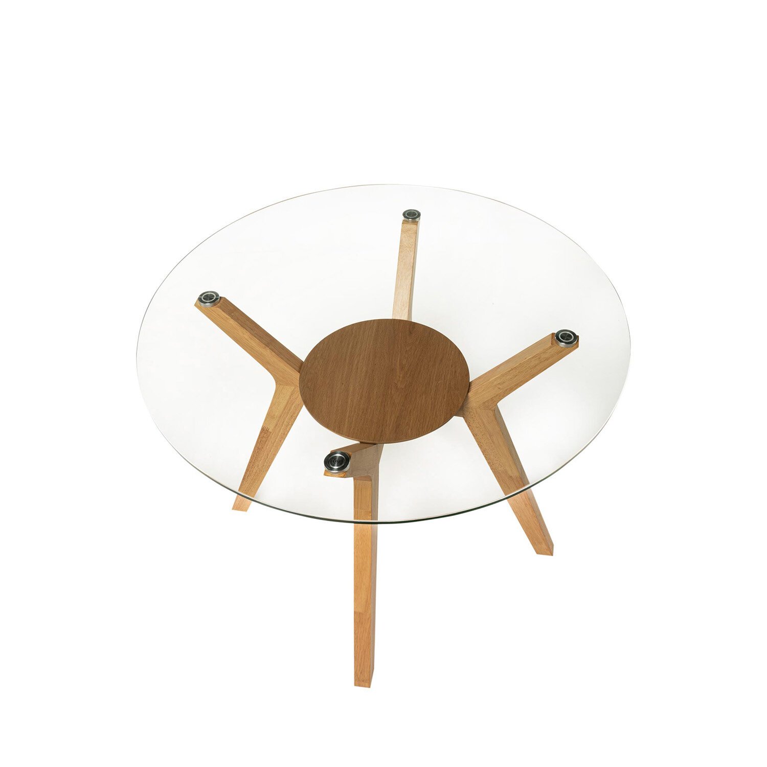 Mesa fija SABRINE 100 cristal/roble - Image 4