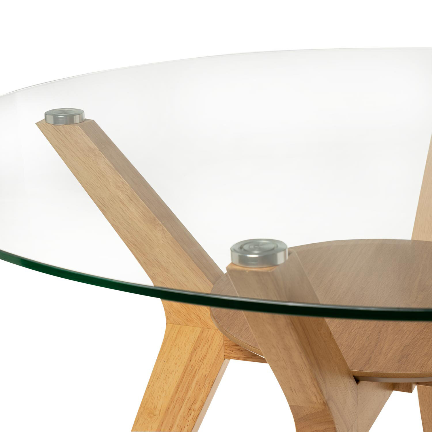 Mesa fija SABRINE 100 cristal/roble - Image 5