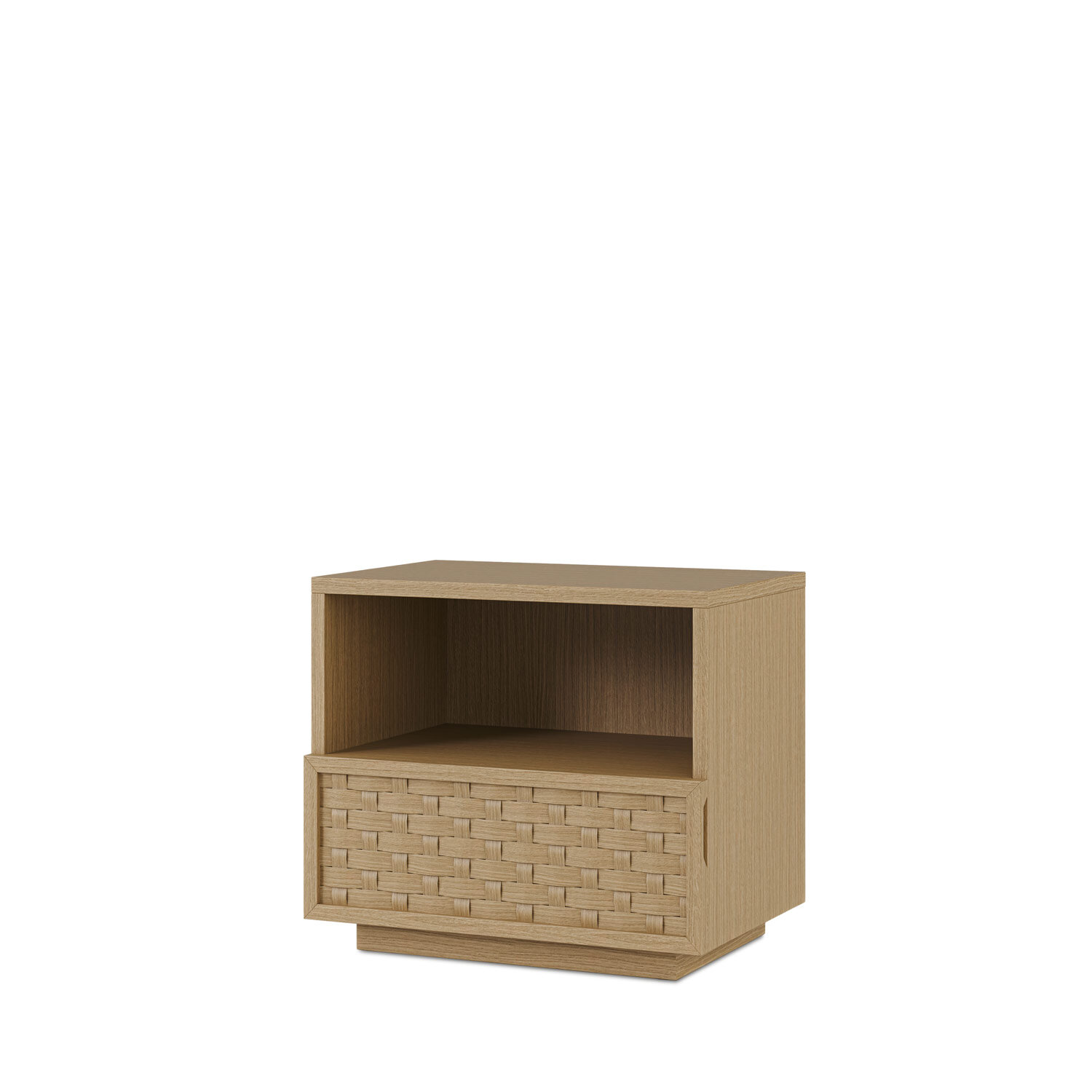 Mesita baja 60 BORNEO roble (1 cajón + 1 hueco) - Image 3