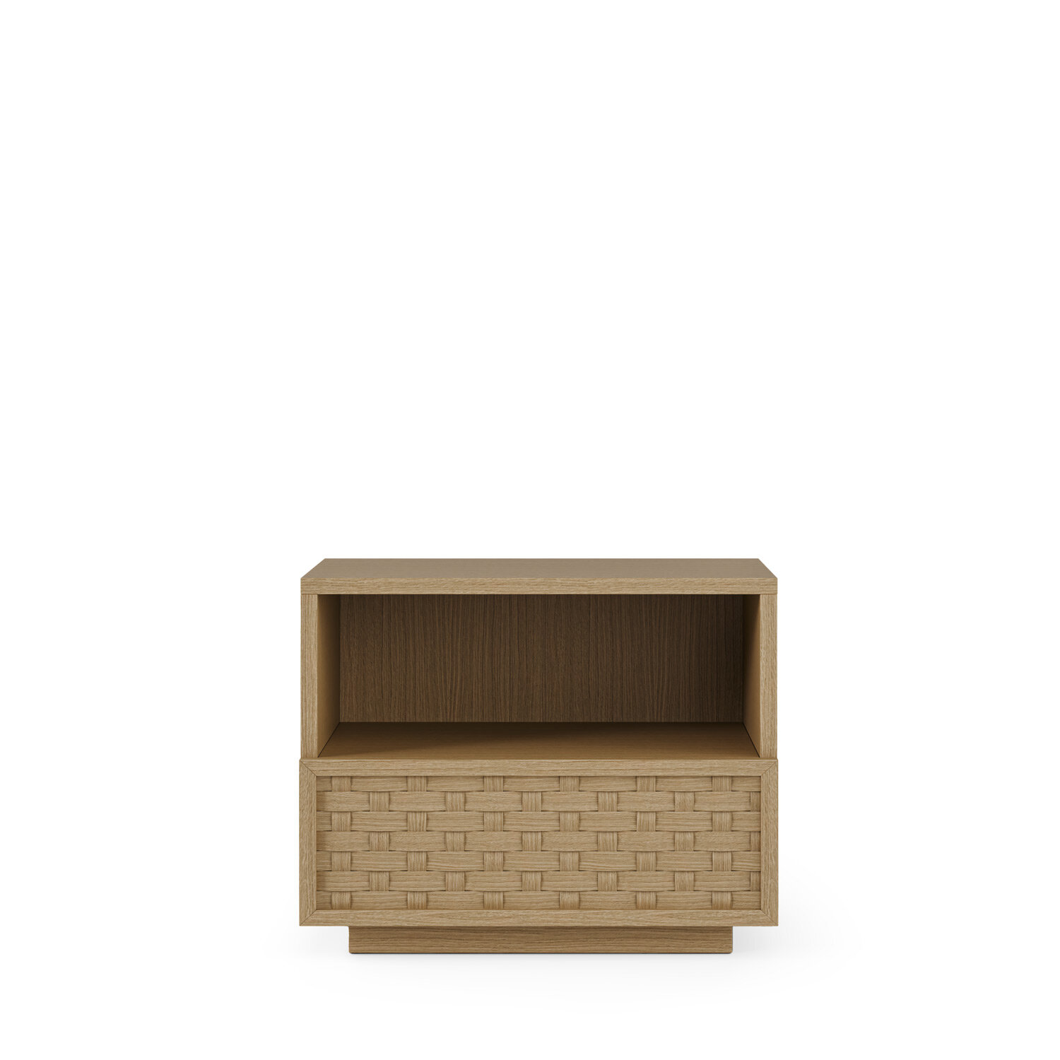 Mesita baja 60 BORNEO roble (1 cajón + 1 hueco) - Image 5