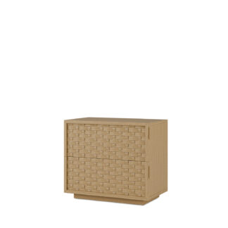Mesita baja 60 BORNEO roble (2 cajones)