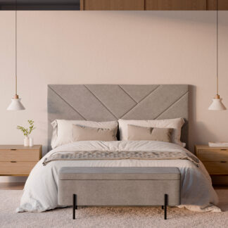 Mesita baja 60 TULSA roble pata madera (2 cajones)