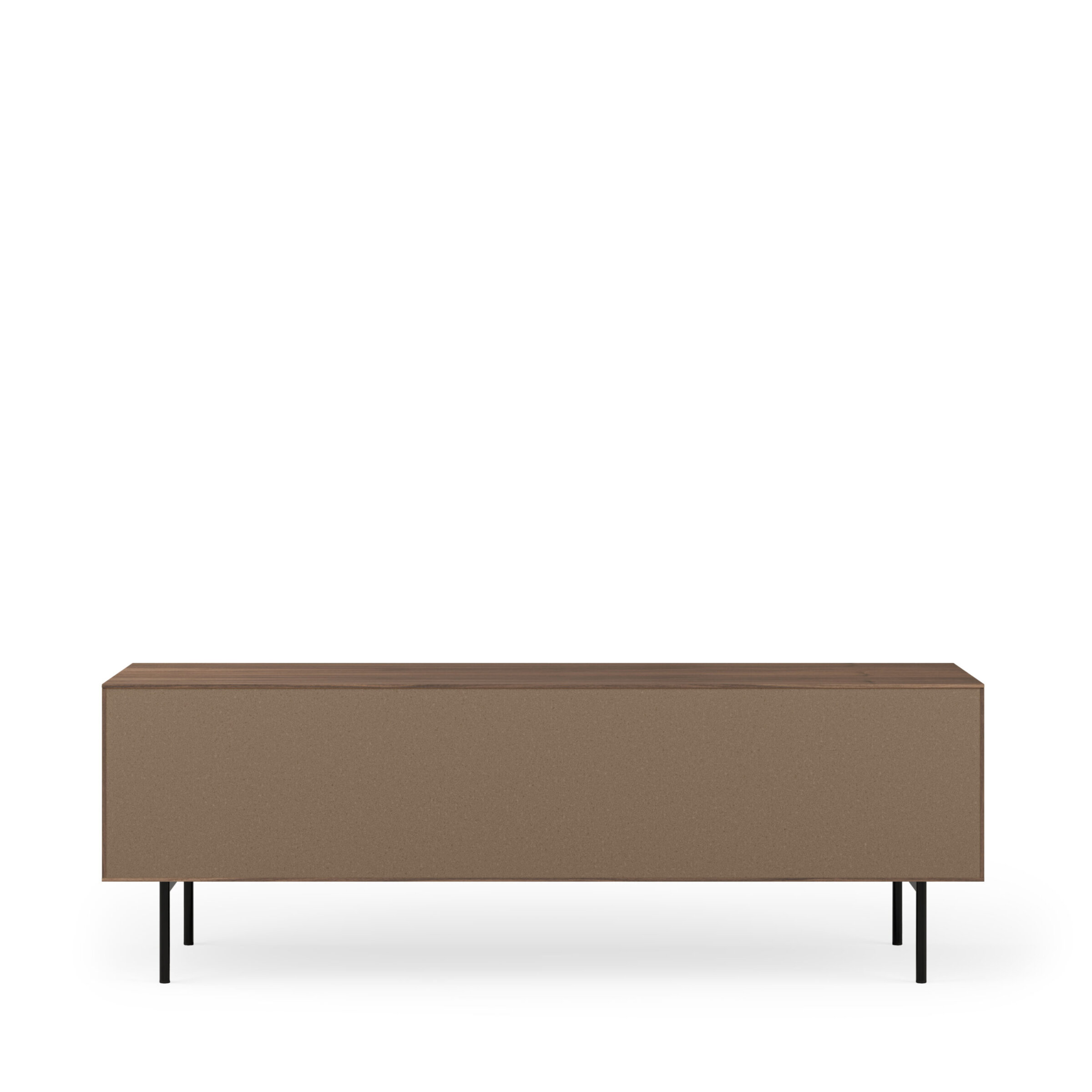 Mueble TV 160 TULSA nogal pata metal (2 puertas + 2 cajones) - Image 4