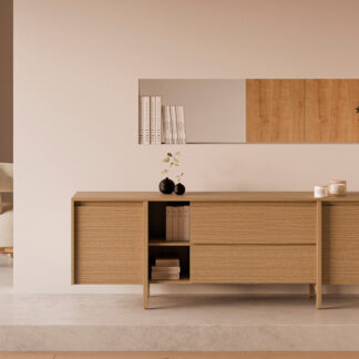 Mueble TV 180 PACIFIC (2 puertas + cajones)