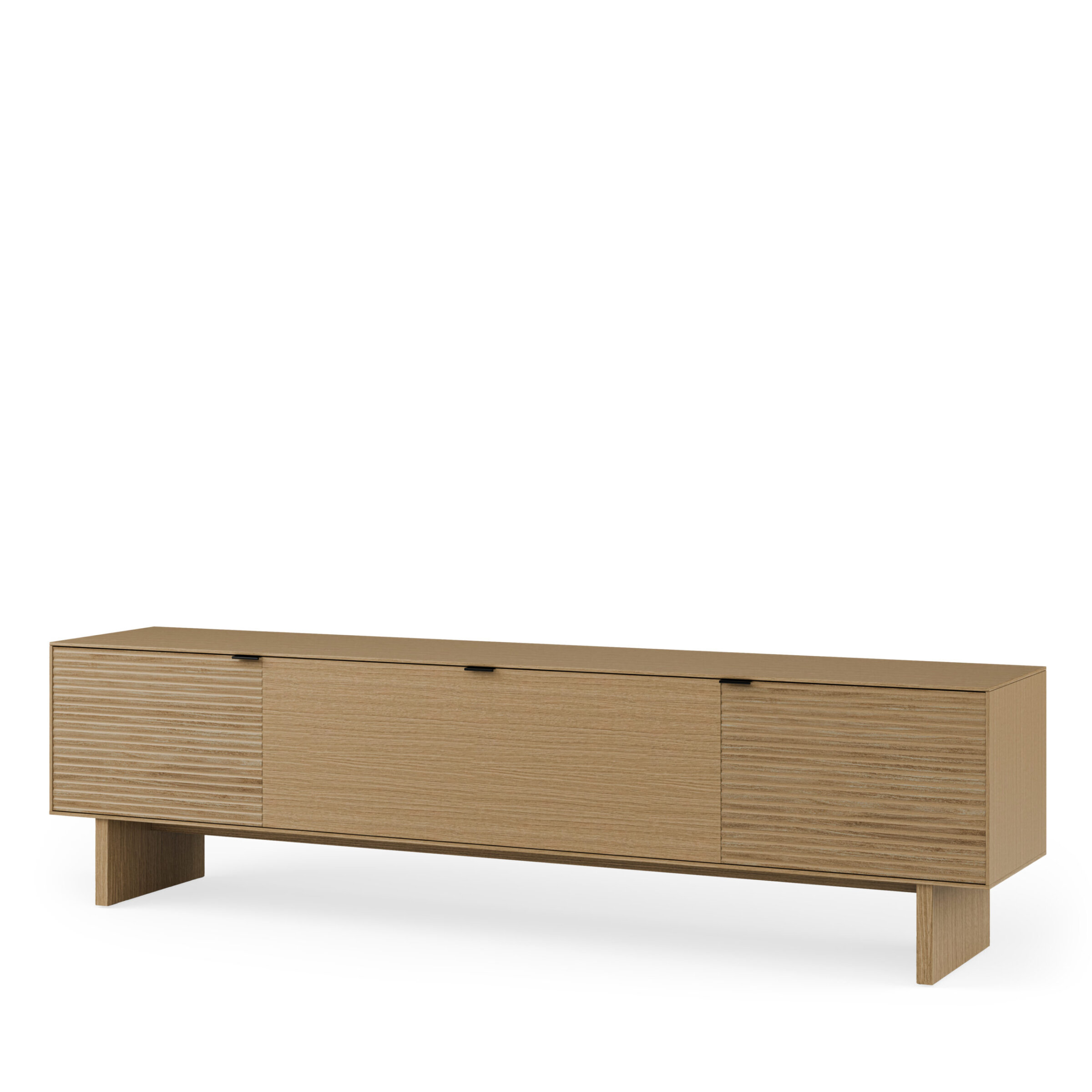 Mueble TV 200 TULSA roble pata madera (3 puertas) - Image 3
