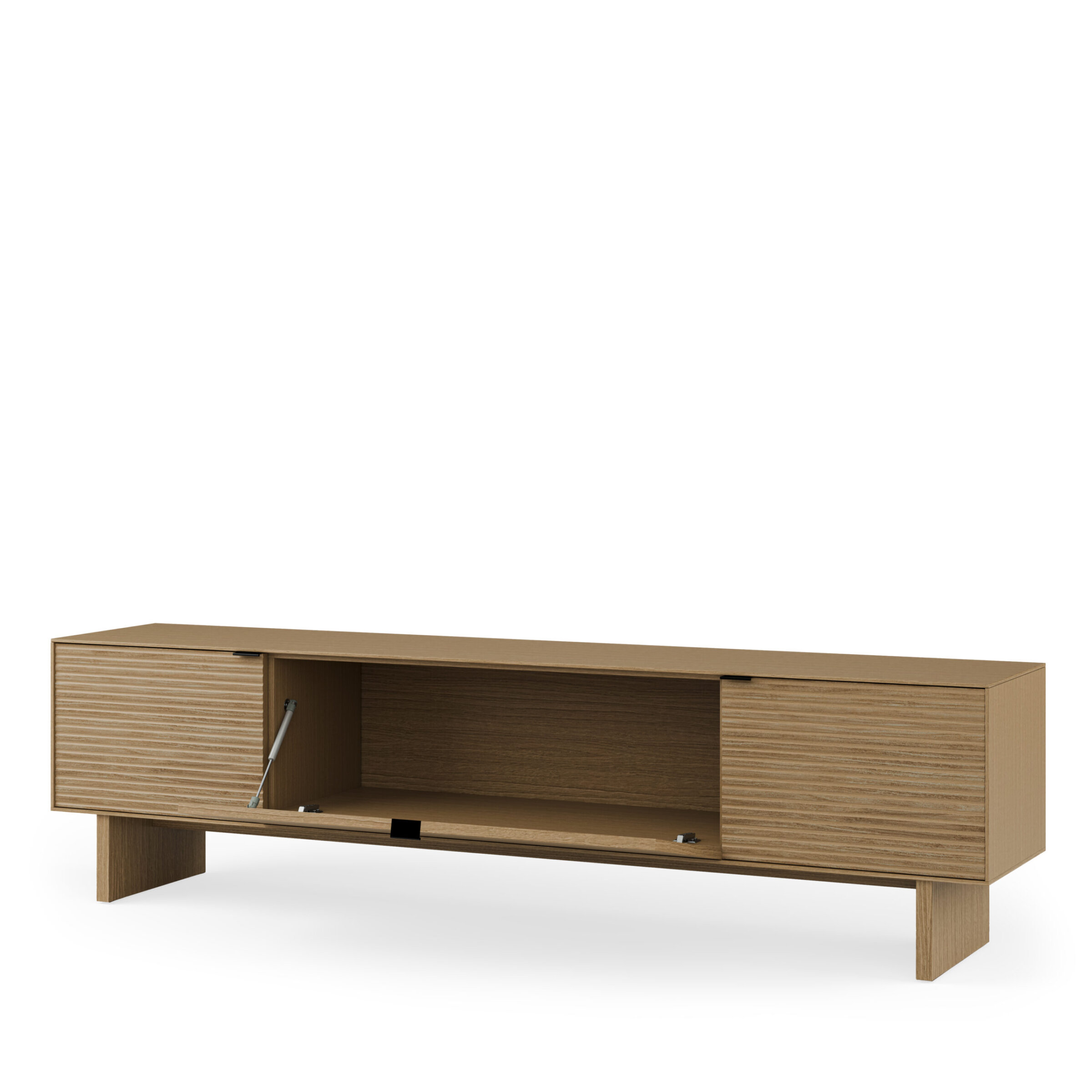 Mueble TV 200 TULSA roble pata madera (3 puertas) - Image 8