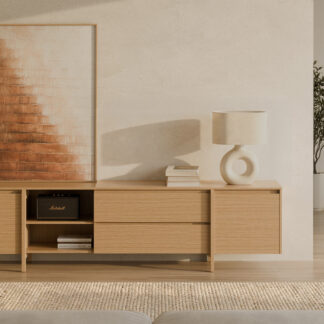 Mueble TV 240 PACIFIC (2 puertas + cajones)