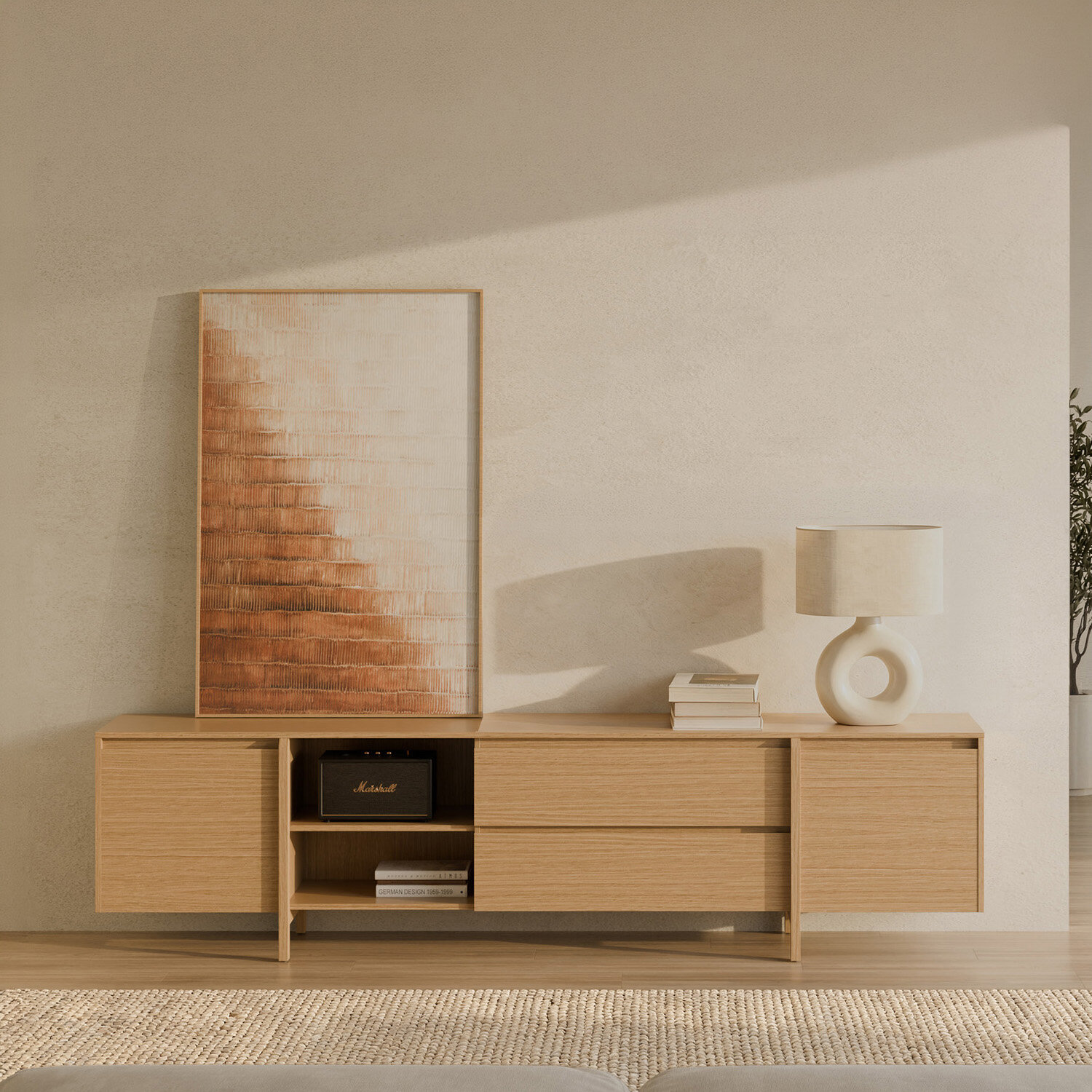 Mueble TV 240 PACIFIC (2 puertas + cajones) - Image 2