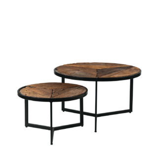 Set mesas centro KIAN madera