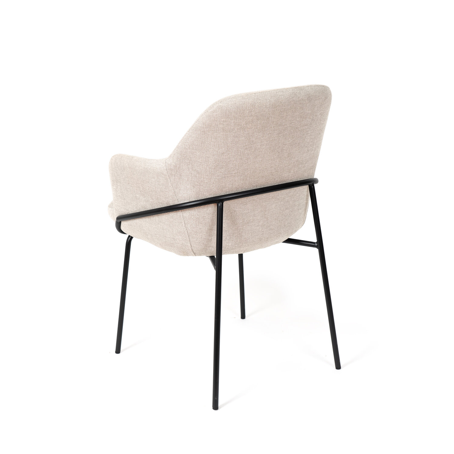 Silla ABIGAIL beige (pata negra) - Image 2
