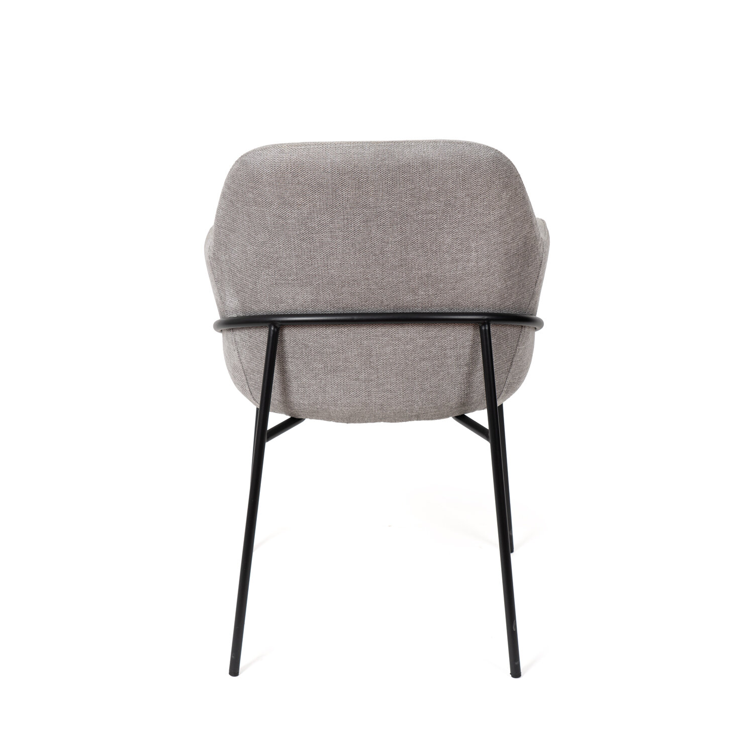 Silla ABIGAIL gris claro (pata negra) - Image 5