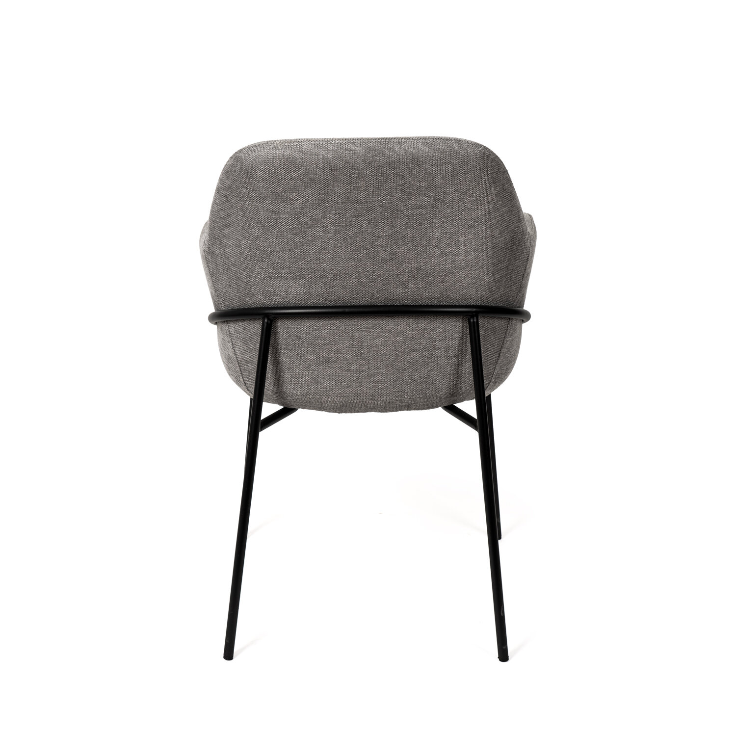Silla ABIGAIL gris oscuro (pata negra) - Image 5
