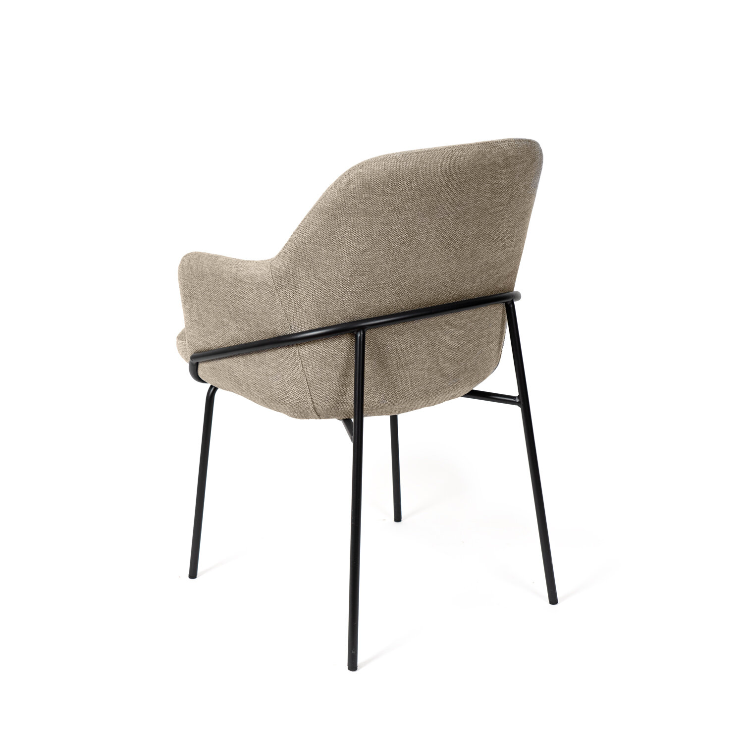 Silla ABIGAIL taupe (pata negra) - Image 2