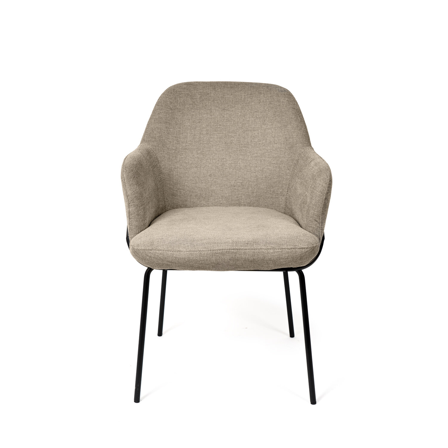 Silla ABIGAIL taupe (pata negra) - Image 4
