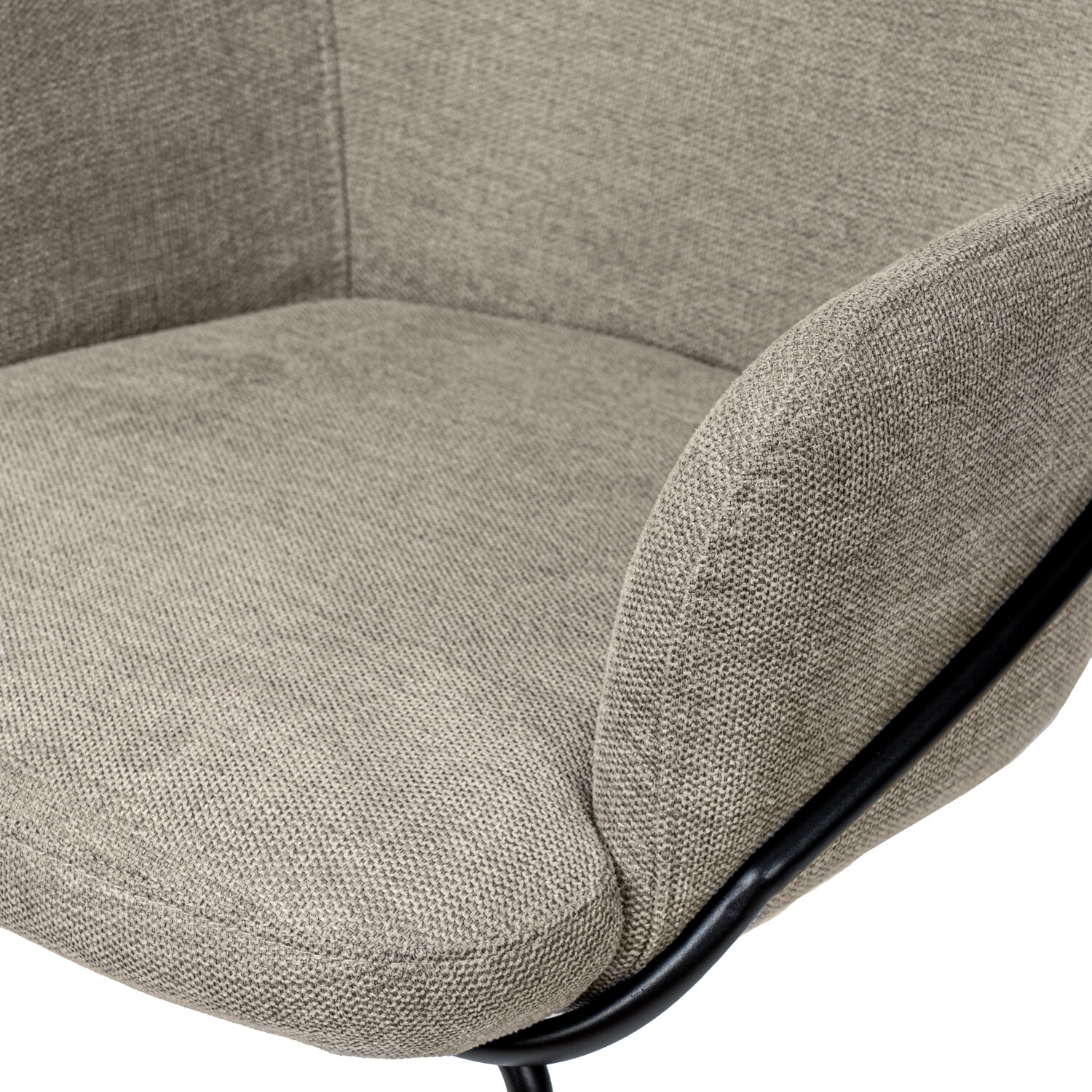 Silla ABIGAIL taupe (pata negra) - Image 7