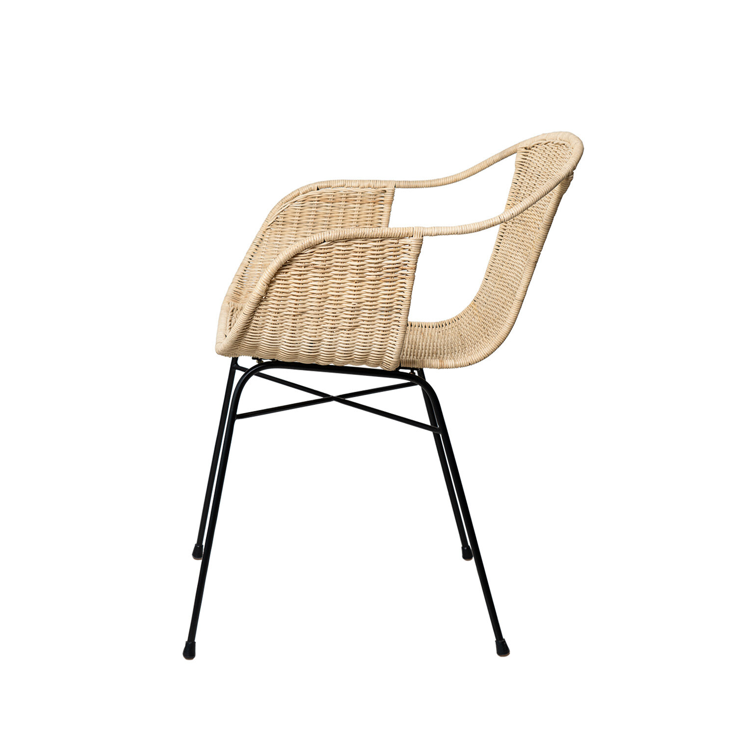 Silla ALLEGRA natural/negro - Image 3