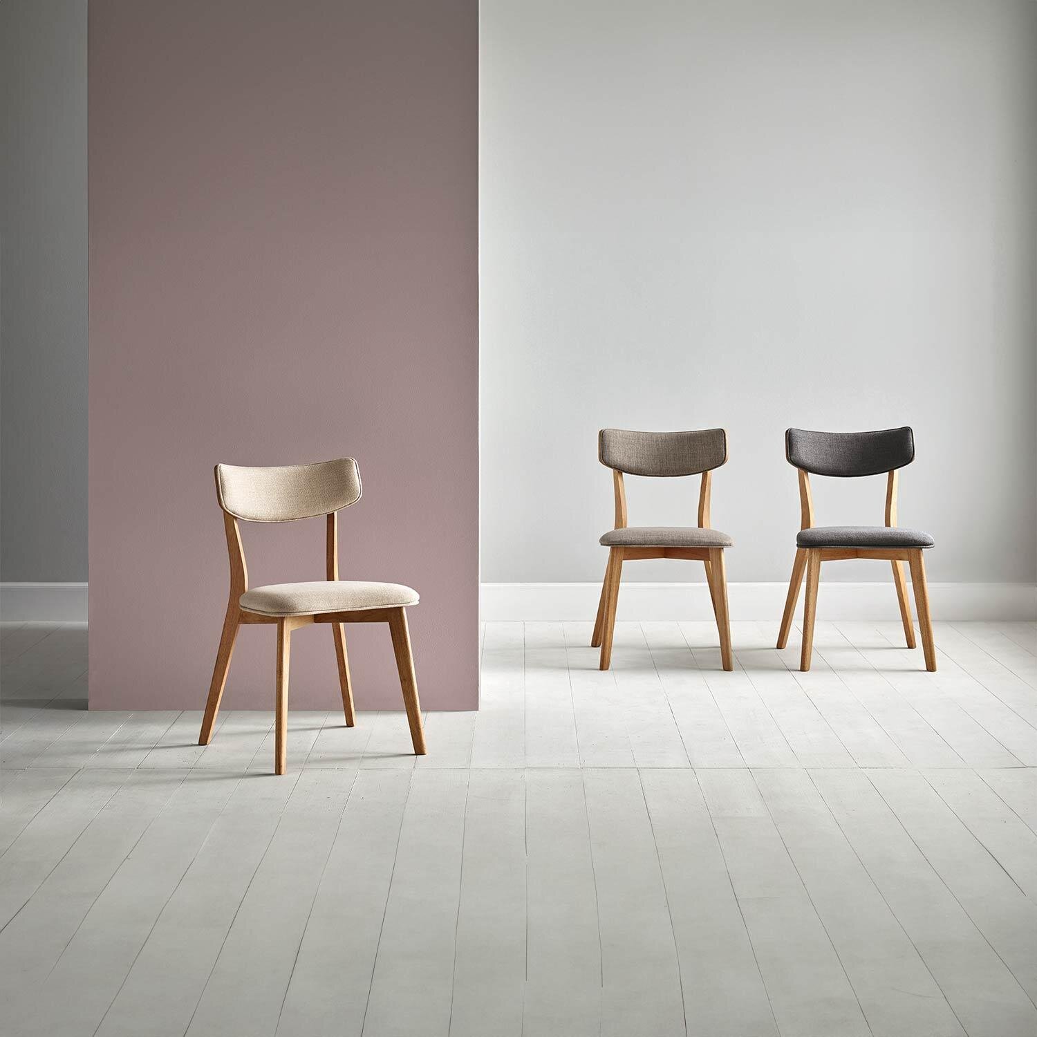 Silla ANAIS roble gris claro - Image 5