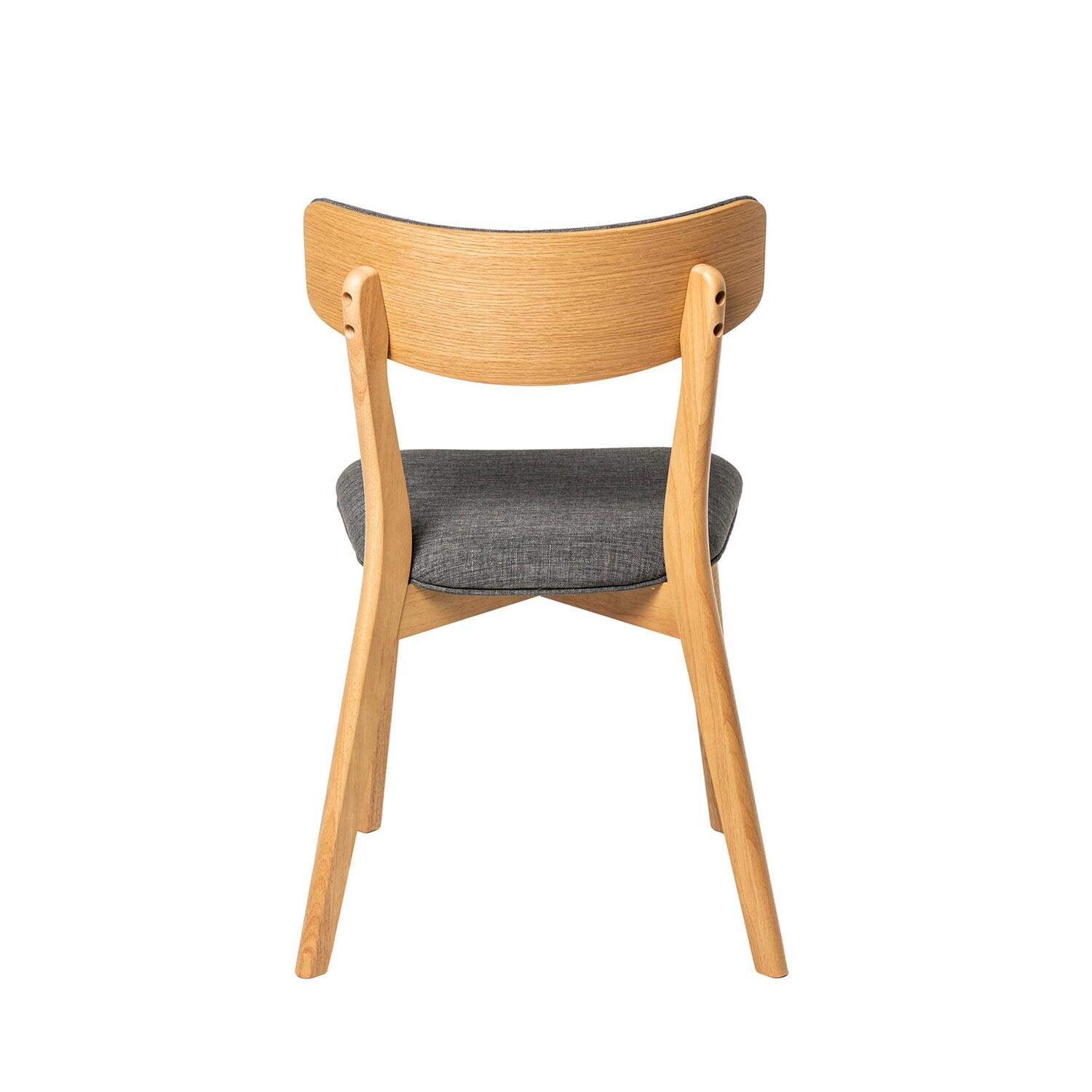 Silla ANAIS roble gris oscuro - Image 5