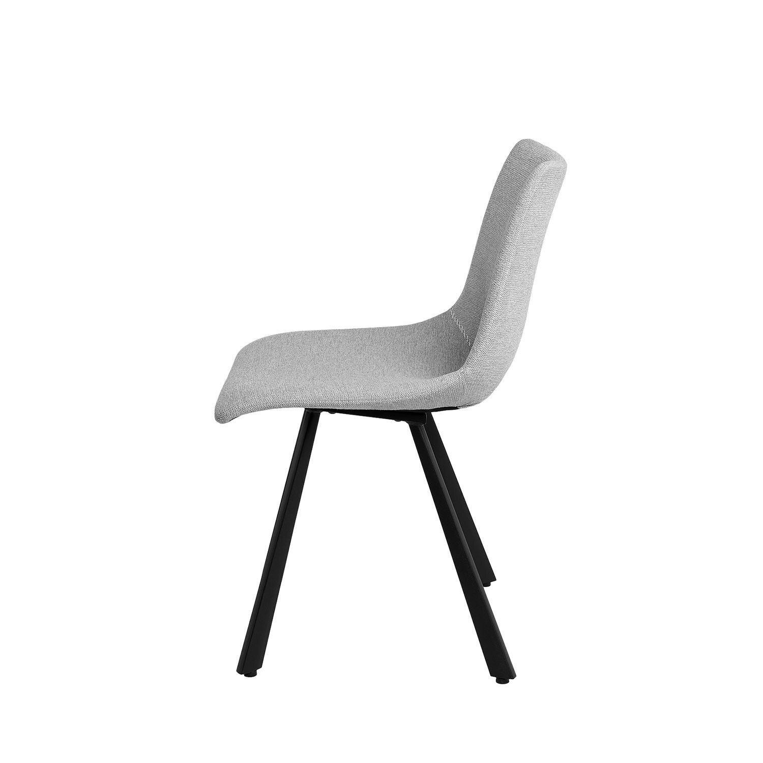 Silla BRIANA gris claro - Image 3