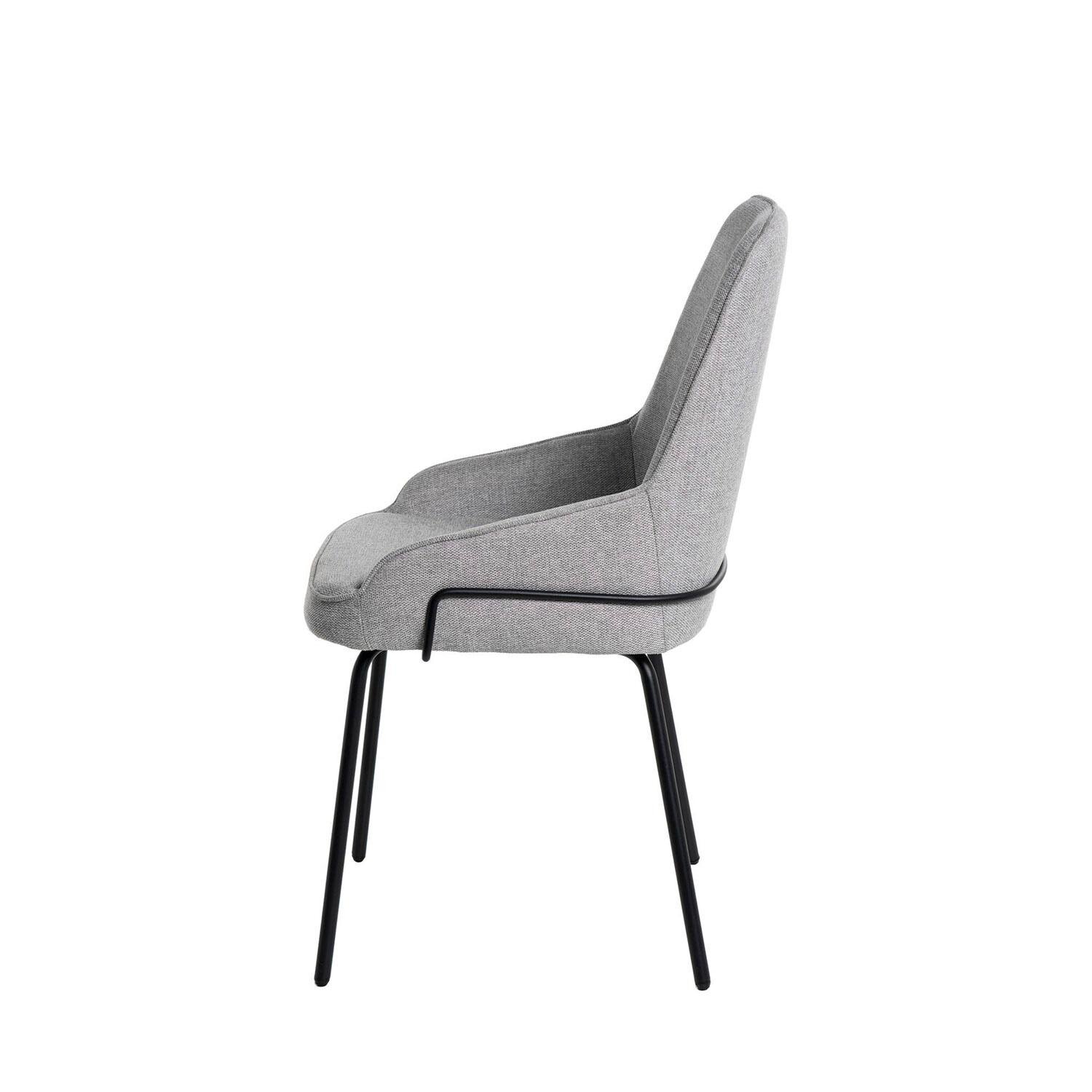 Silla GWEN gris claro - Image 3