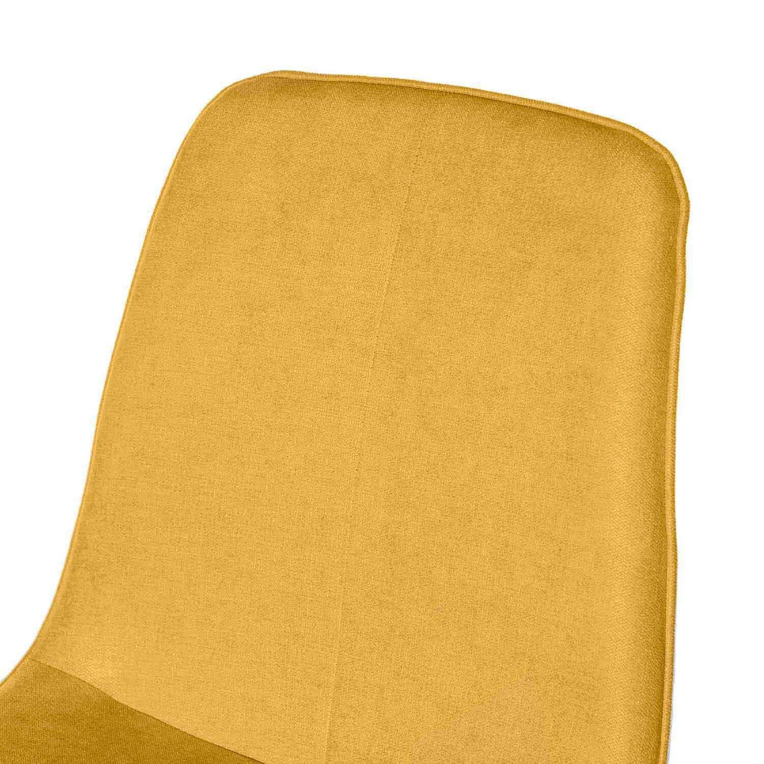 Silla ILIANA mostaza (pata símil roble) - Image 7
