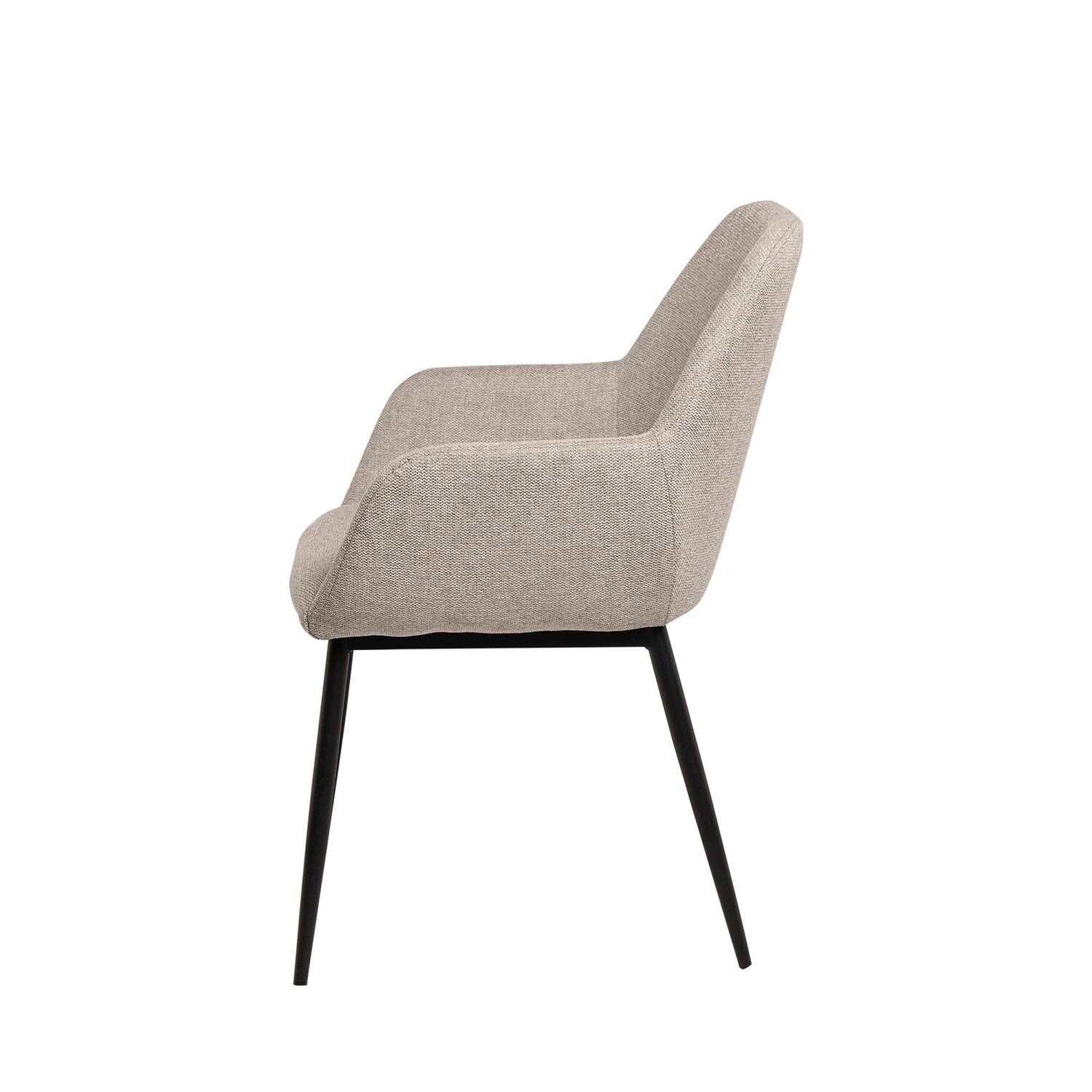 Silla ISABELLA beige (pata negra) - Image 4