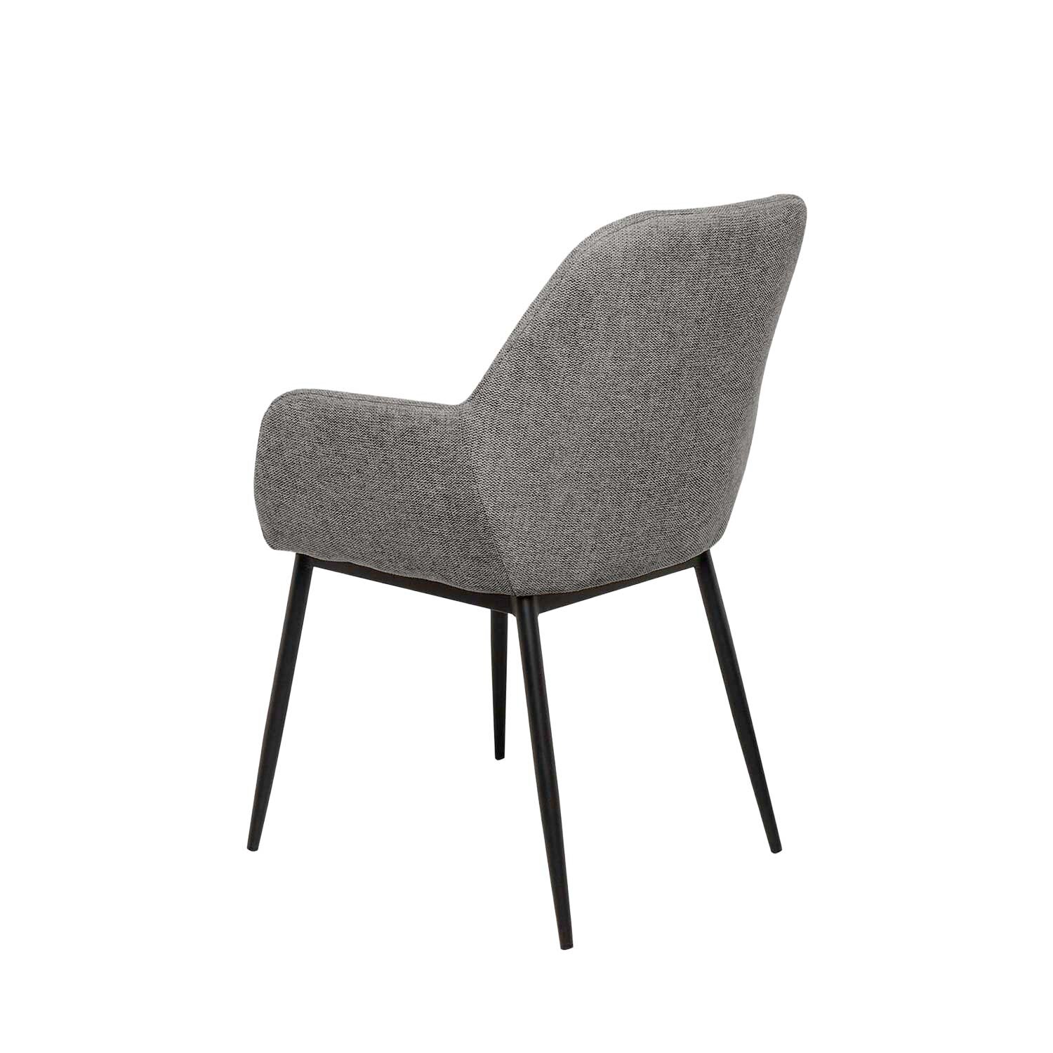 Silla ISABELLA gris oscuro (pata negra) - Image 2