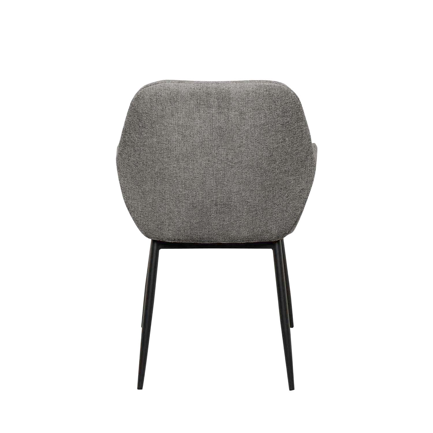 Silla ISABELLA gris oscuro (pata negra) - Image 5