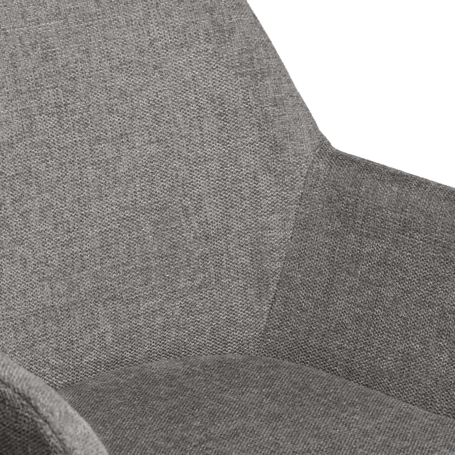 Silla ISABELLA gris oscuro (pata negra) - Image 6