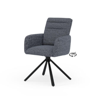 Silla LINDA gris oscuro