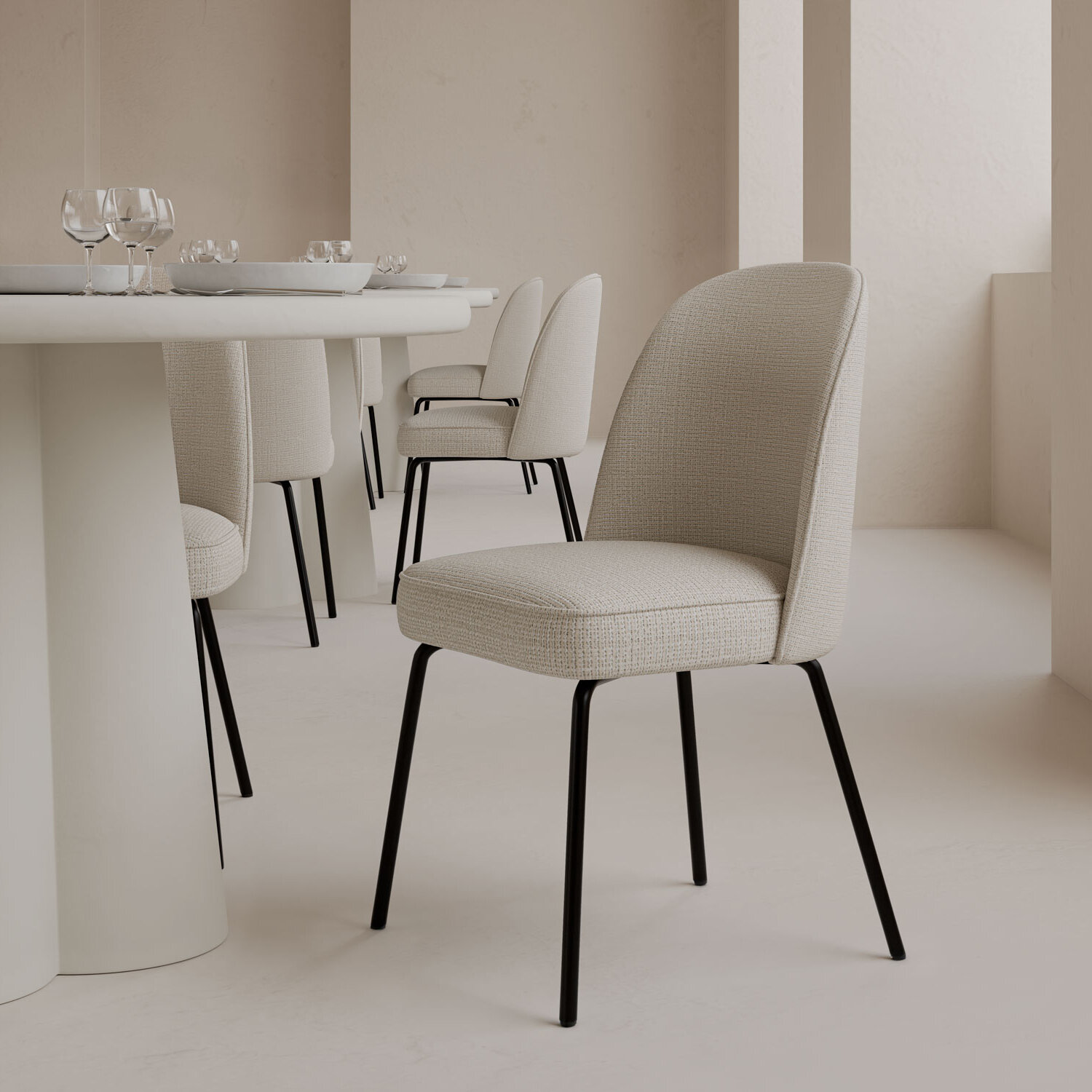 Silla MAXIME beige - Image 2
