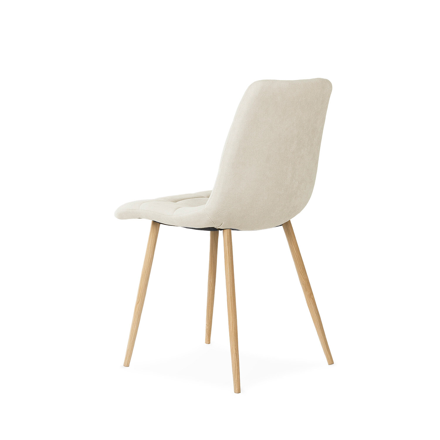 Silla MINNIE beige (pata símil roble) - Image 2