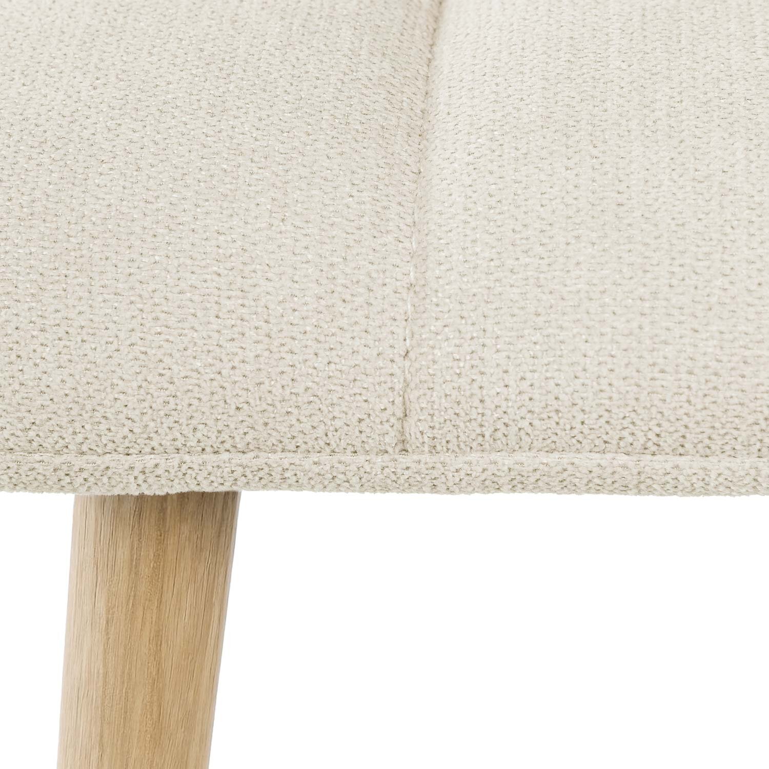 Silla MINNIE beige (pata símil roble) - Image 6