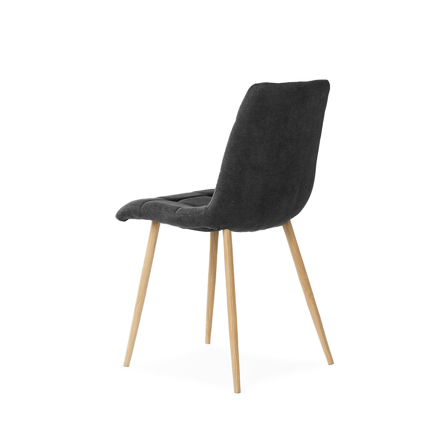 Silla MINNIE gris oscuro (pata símil roble) - Image 2