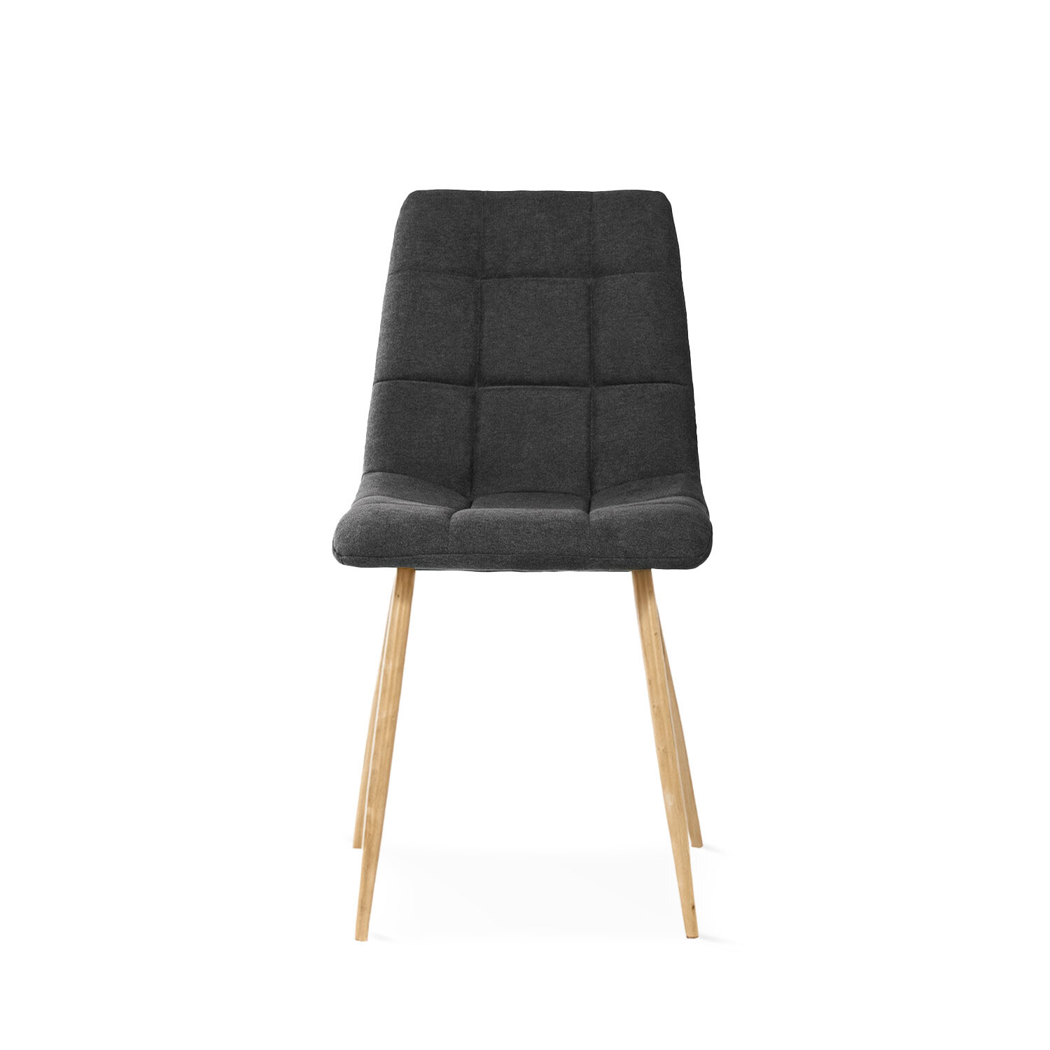 Silla MINNIE gris oscuro (pata símil roble) - Image 4