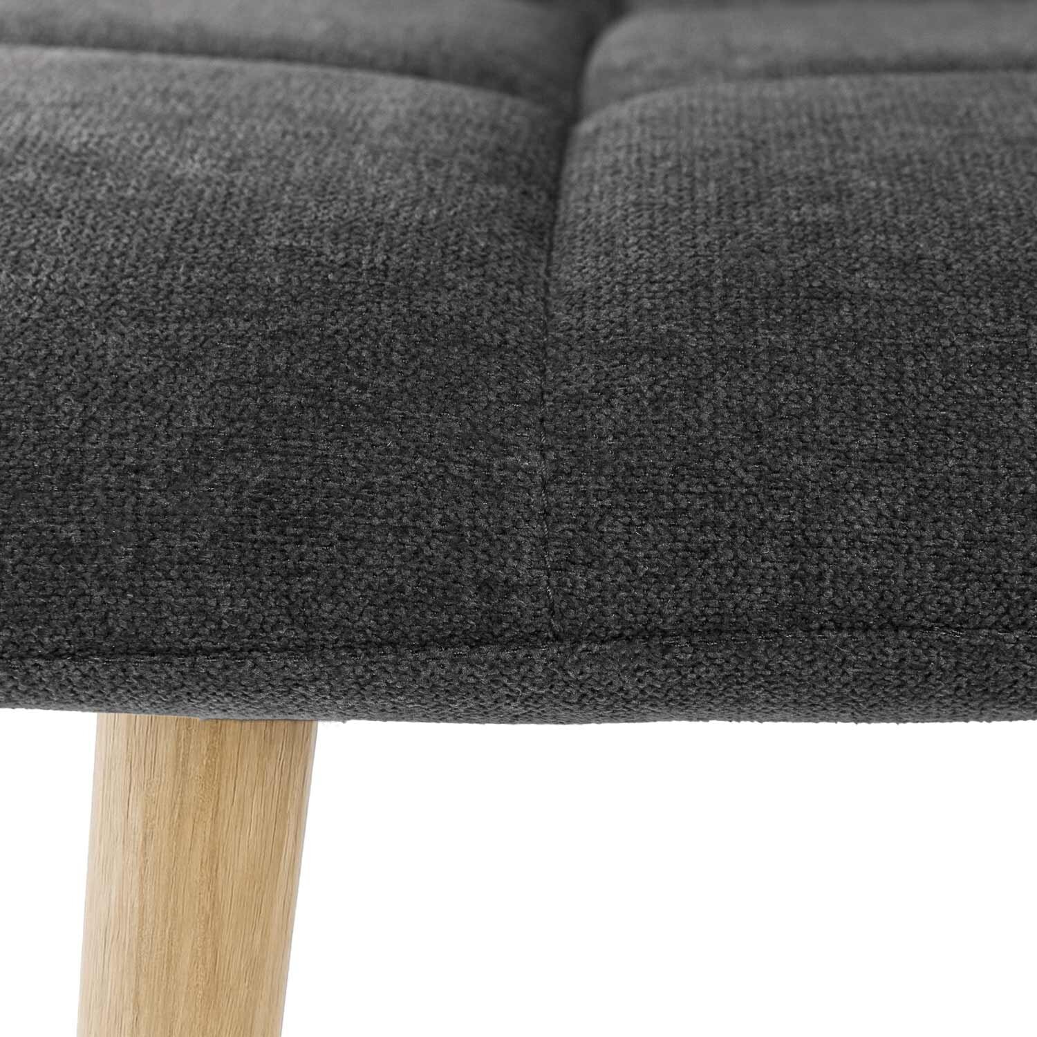 Silla MINNIE gris oscuro (pata símil roble) - Image 6