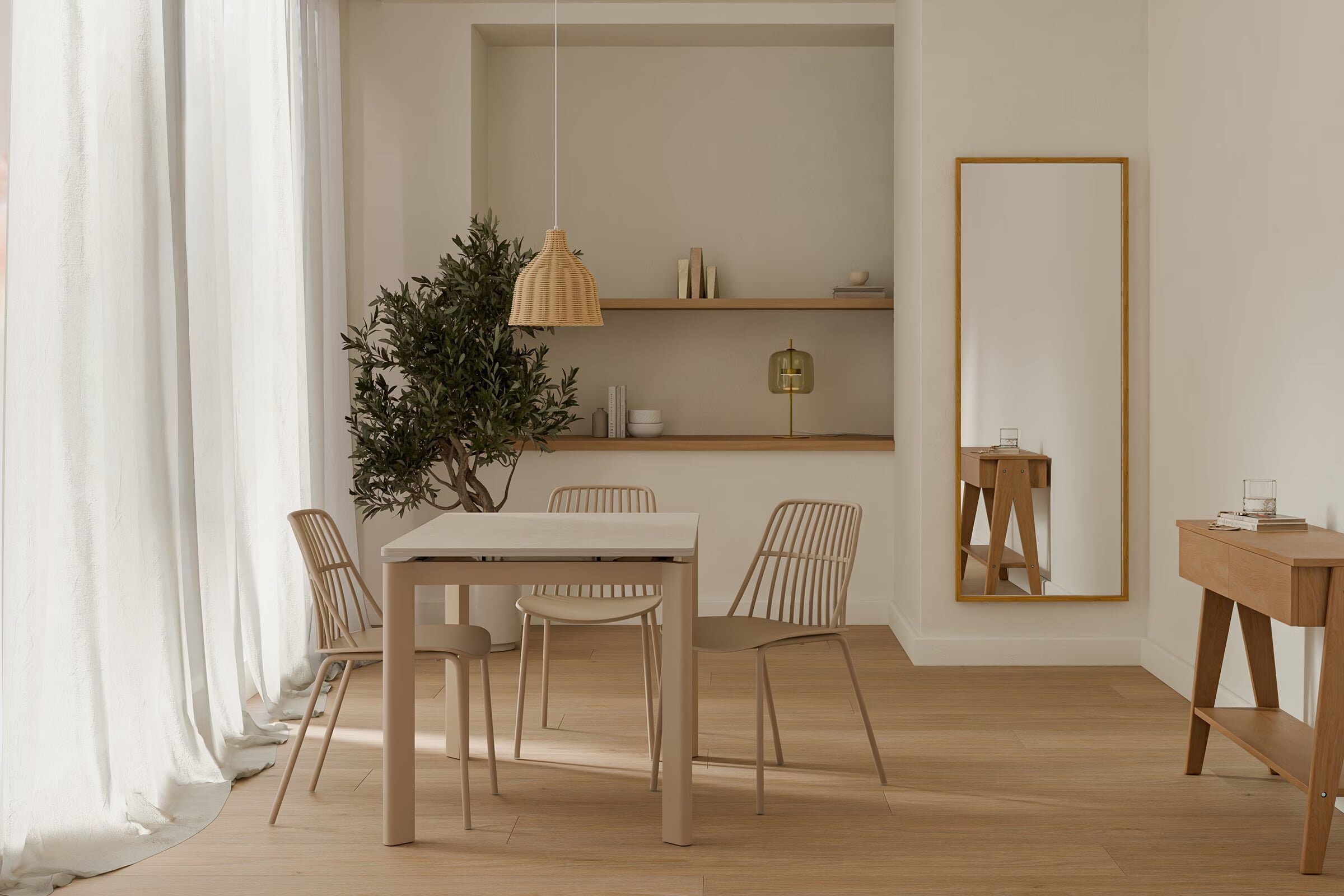 Silla NERINA beige
