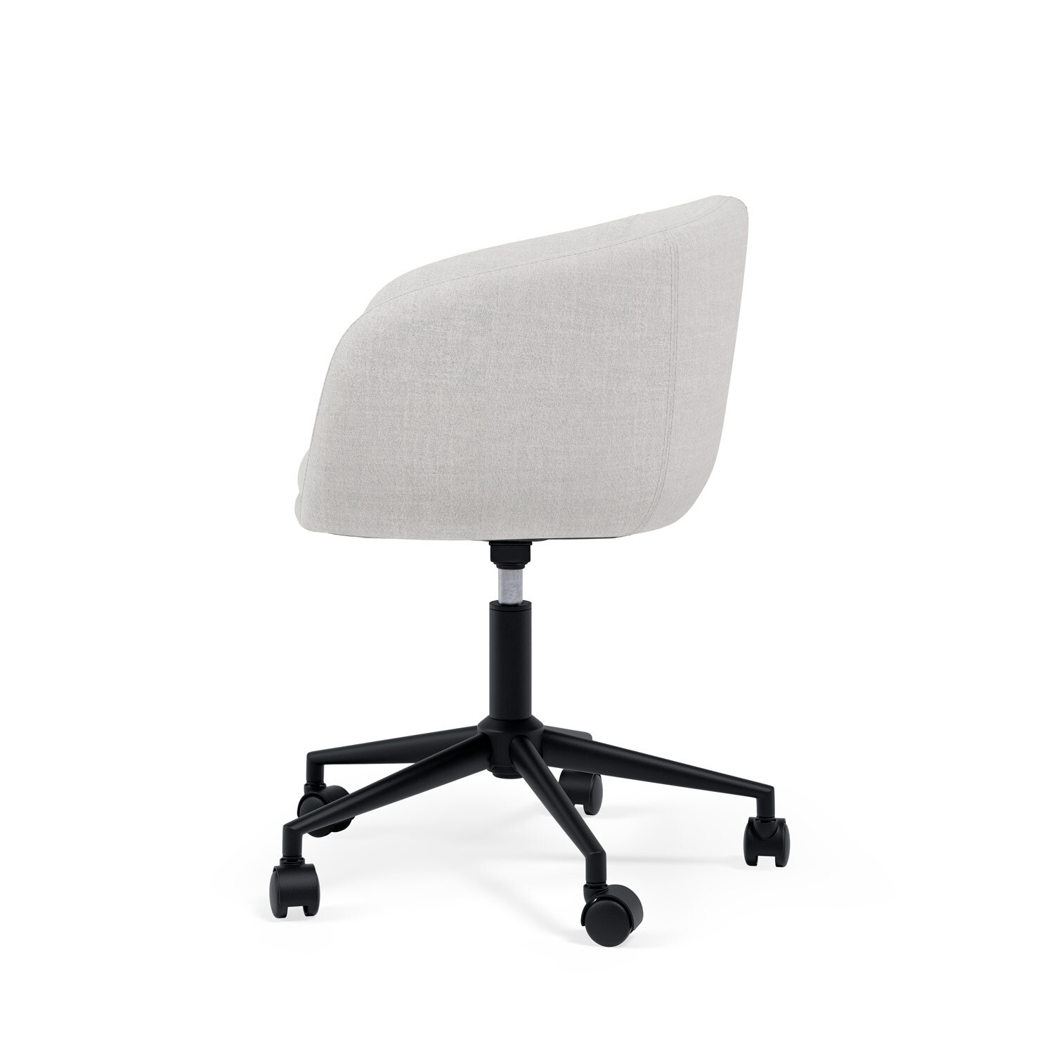 Silla oficina ARIZONA gris claro - Image 3