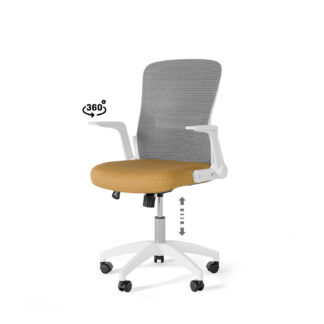Silla oficina MANCHESTER mostaza