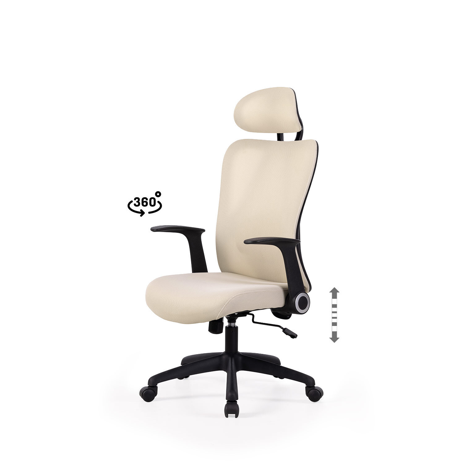 Silla oficina MONTREAL beige