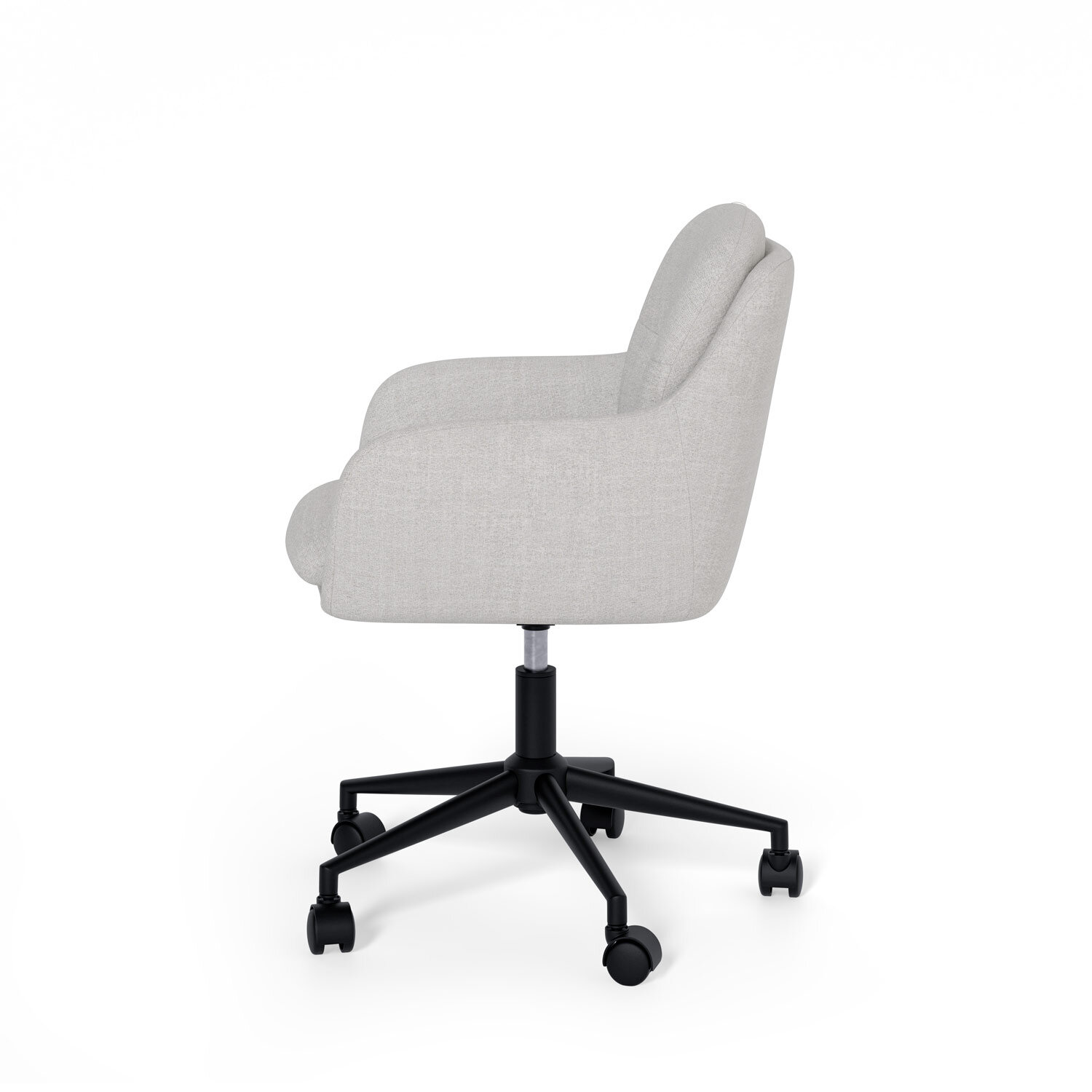 Silla oficina ONTARIO gris claro - Image 3