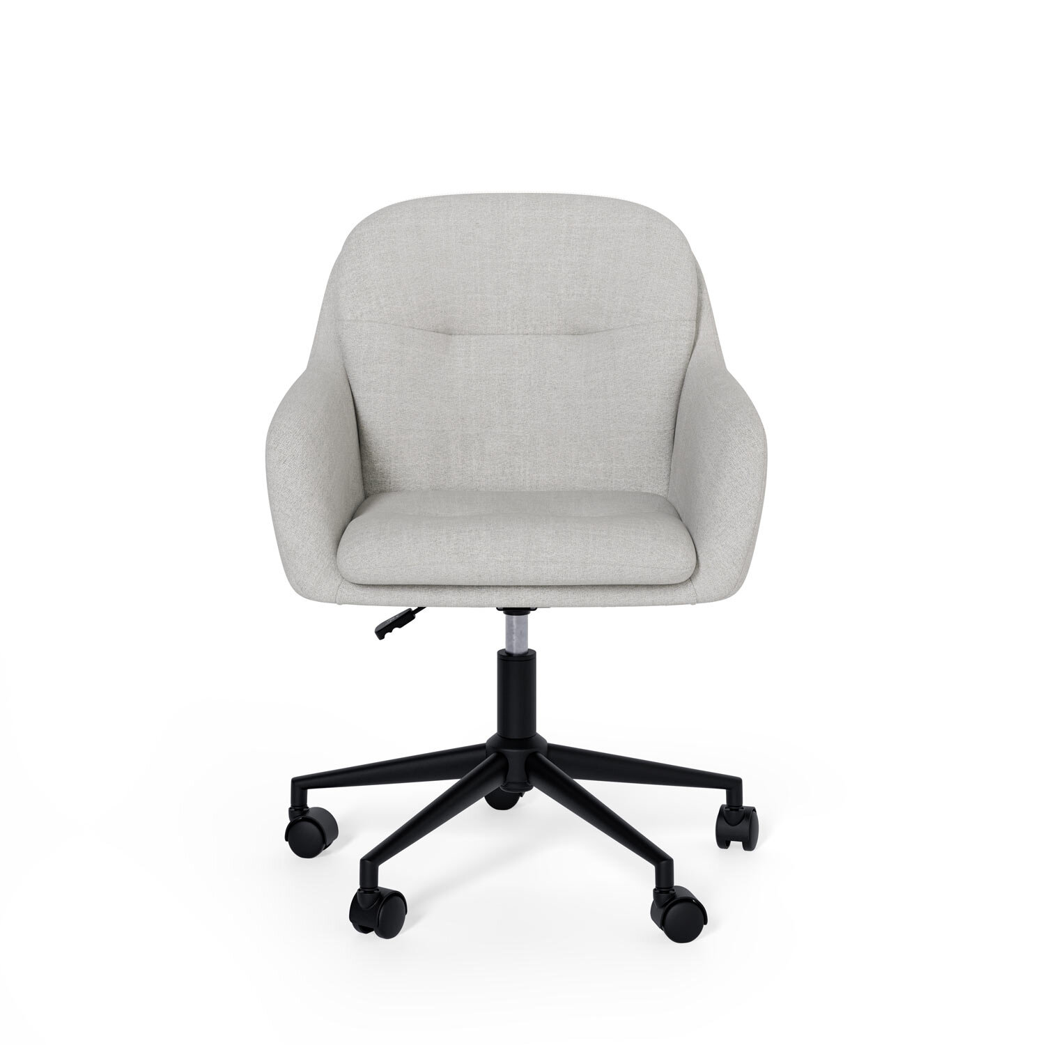 Silla oficina ONTARIO gris claro - Image 4