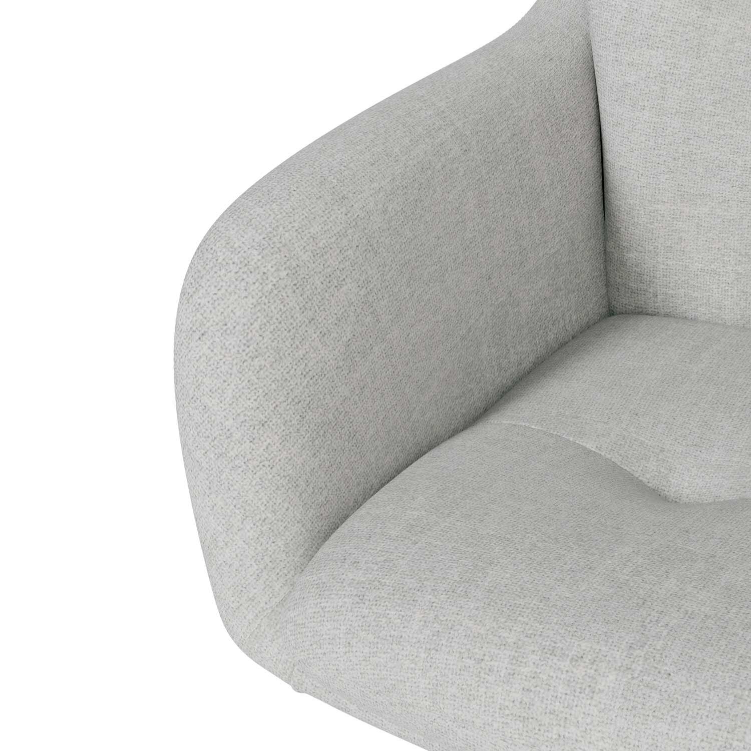 Silla oficina ONTARIO gris claro - Image 6
