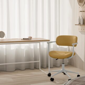 Silla oficina OXFORD mostaza