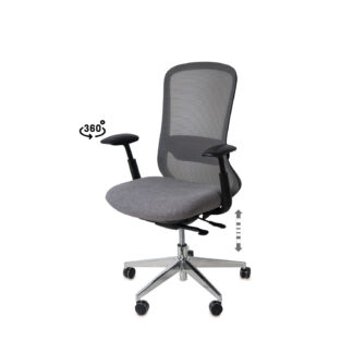 Silla oficina ROTTERDAM gris