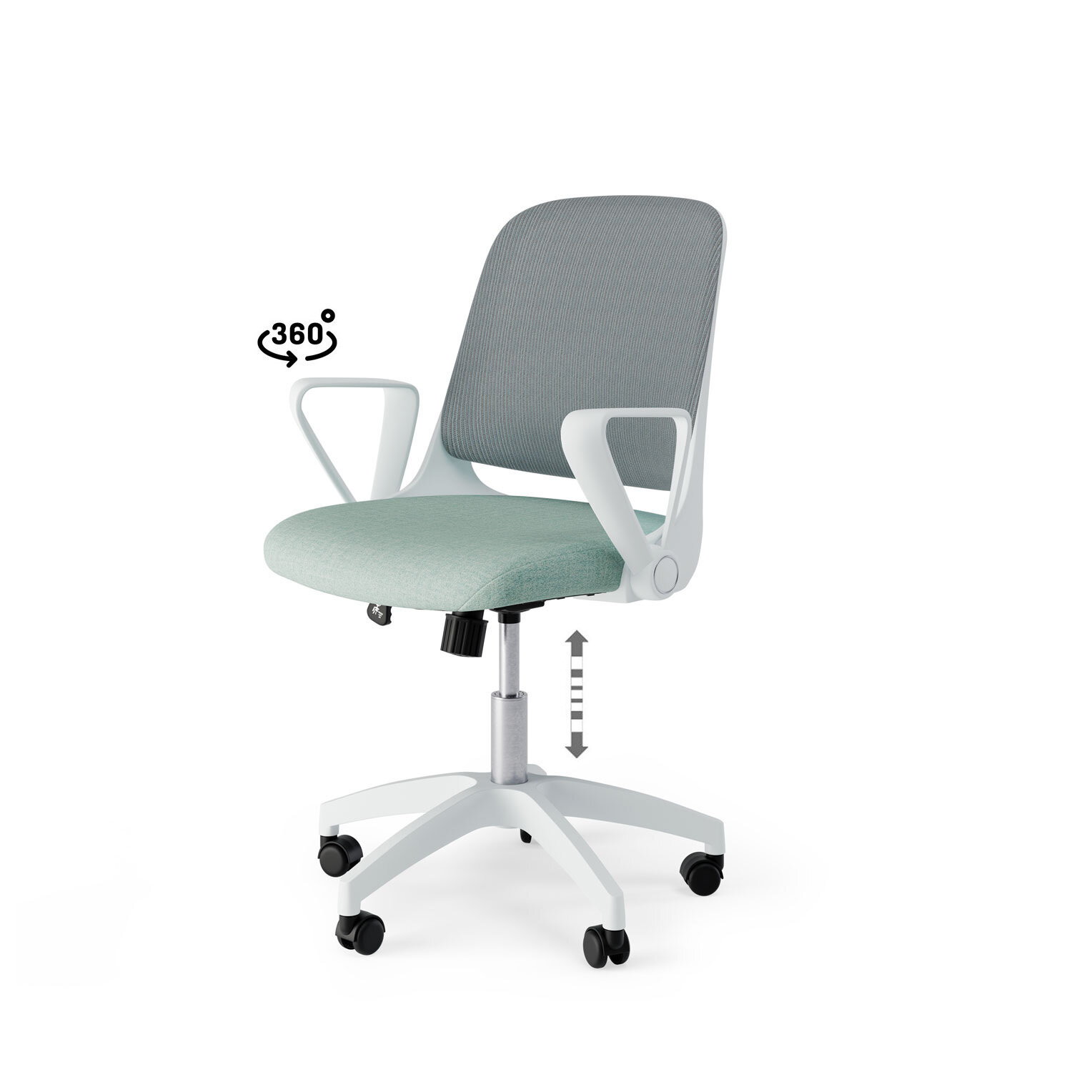 Silla oficina SIRACUSA menta
