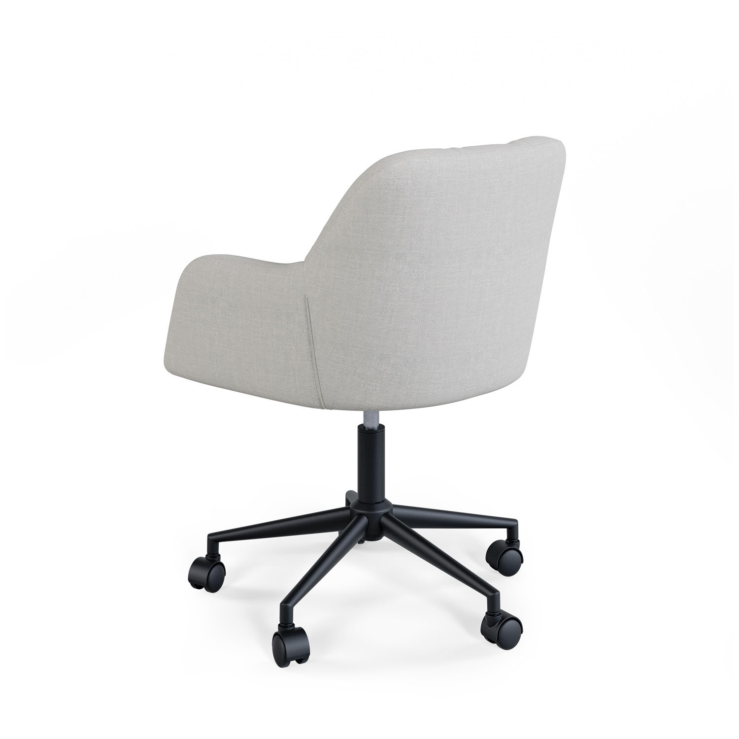 Silla oficina STANFORD gris claro - Image 2