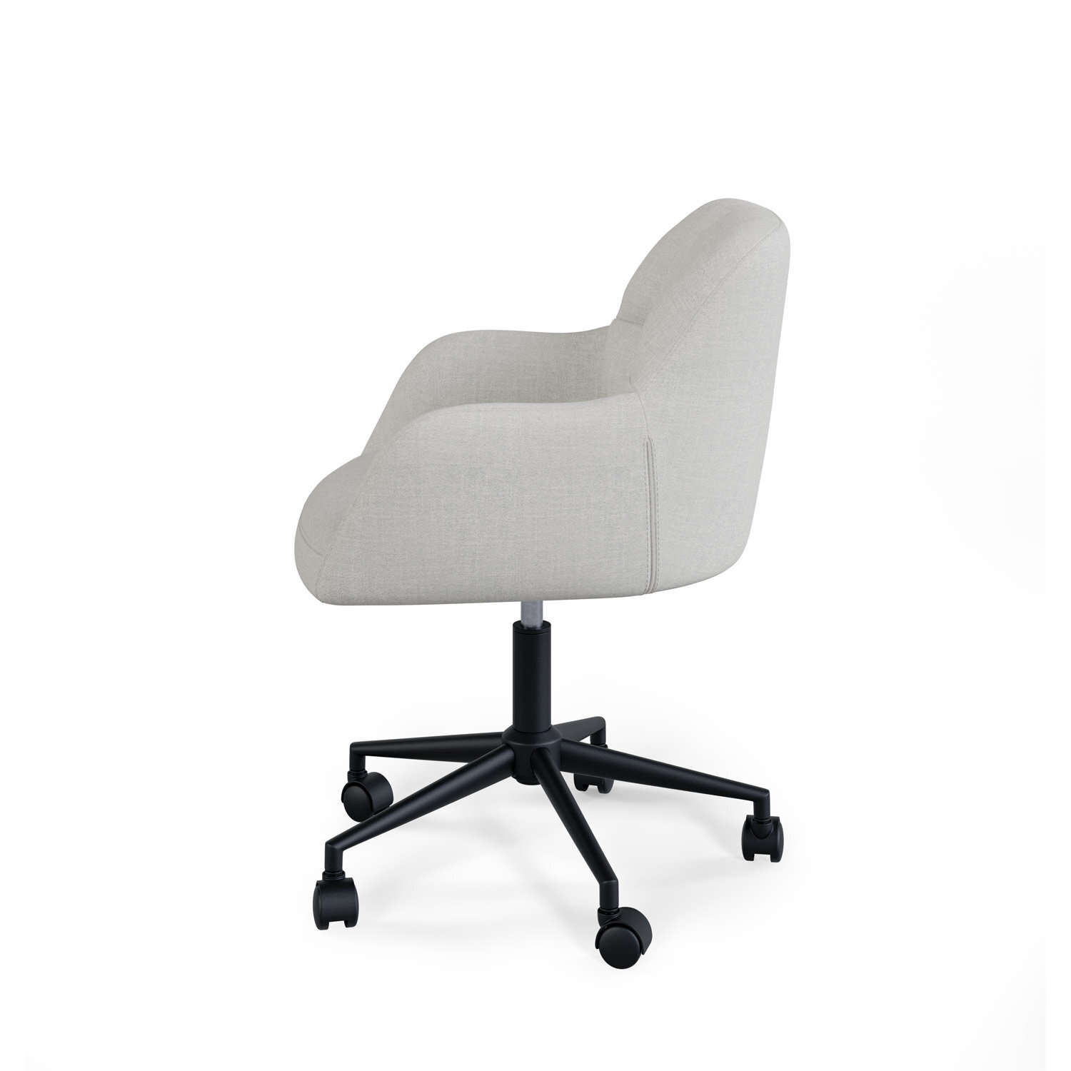 Silla oficina STANFORD gris claro - Image 3